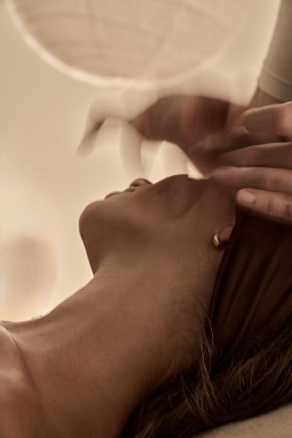 Lymphatic facial drainage with gua sha at Flow & Glow Wellness